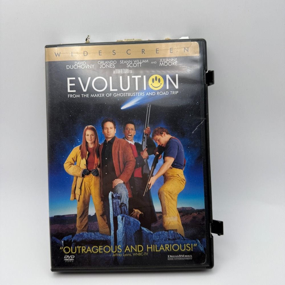 Evolution DVD 2001 Widescreen David Duchovny Seann William Scott Sci-Fi Comedy